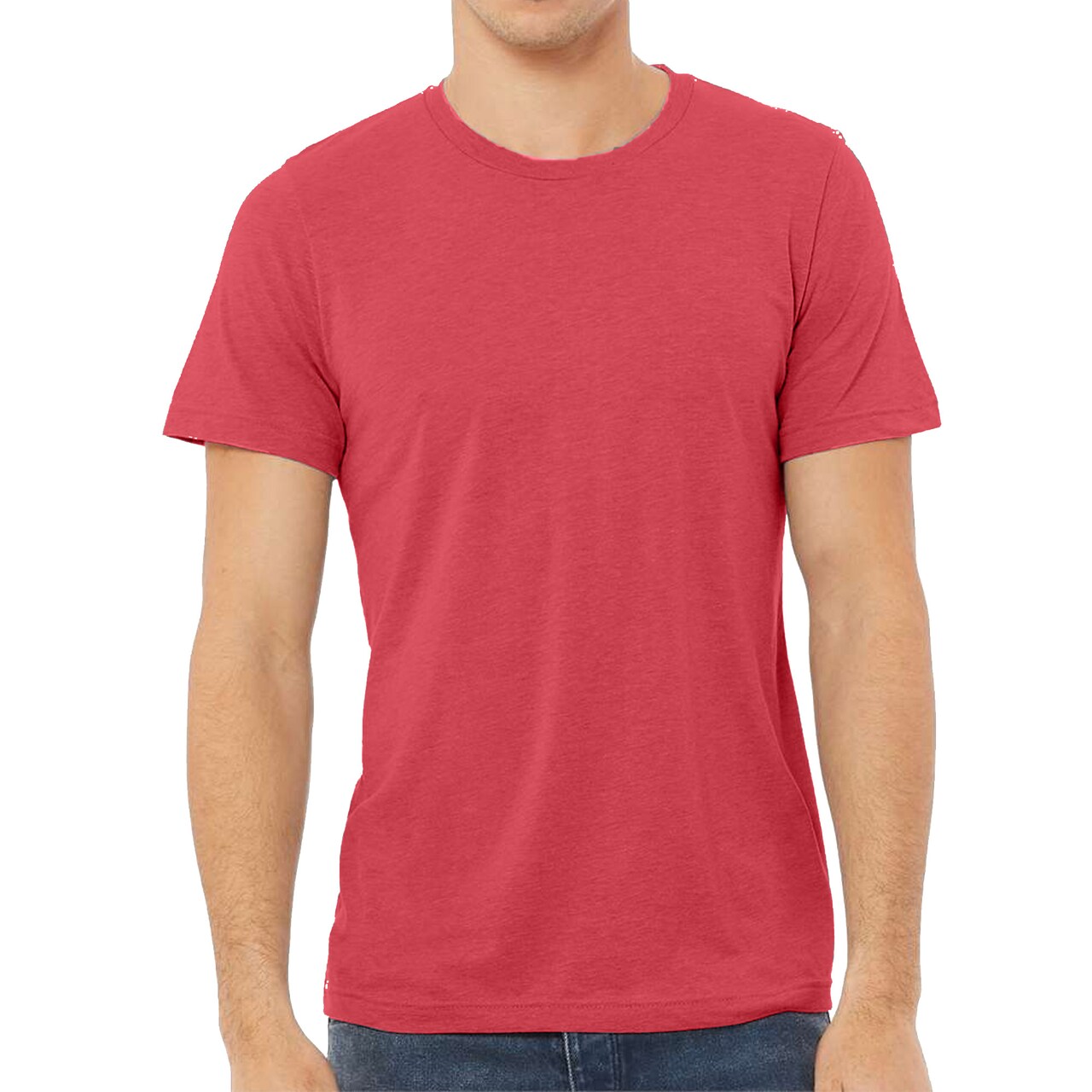 BELLA + CANVAS Adult's Triblend Tee, Crewneck Crafts Friendly Shirt